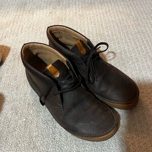 Clarks Dark Brown Chukka Boots